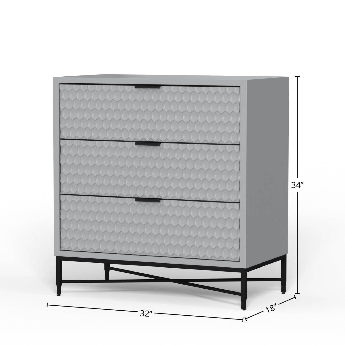 White Pearl Accent Chest