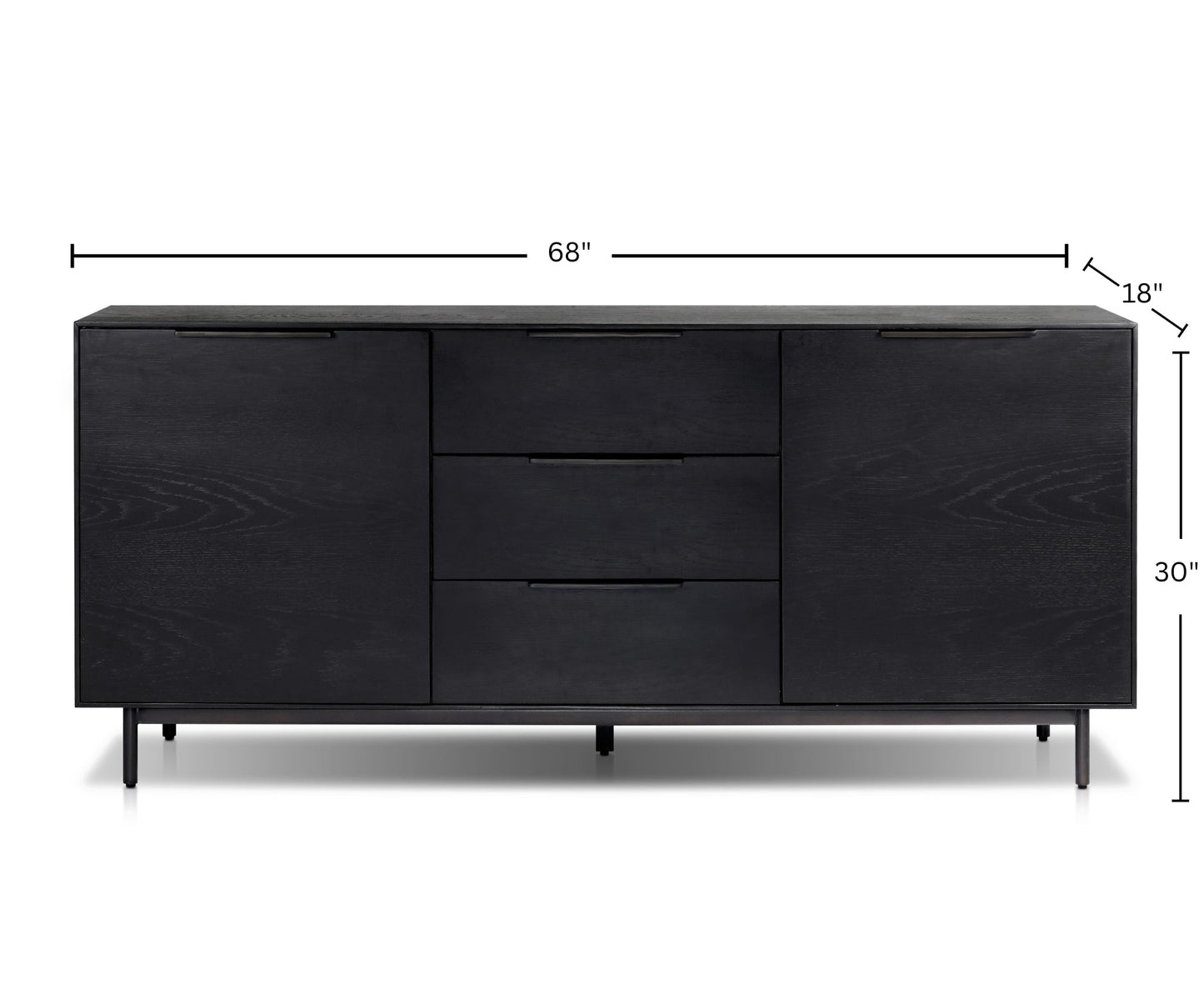 Akira Sideboard, Black - Origins by Alpine
