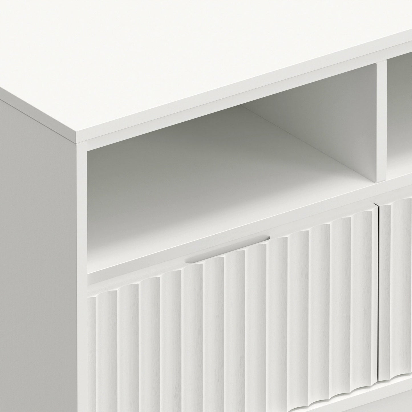 Blanca TV Console, White - Origins by Alpine