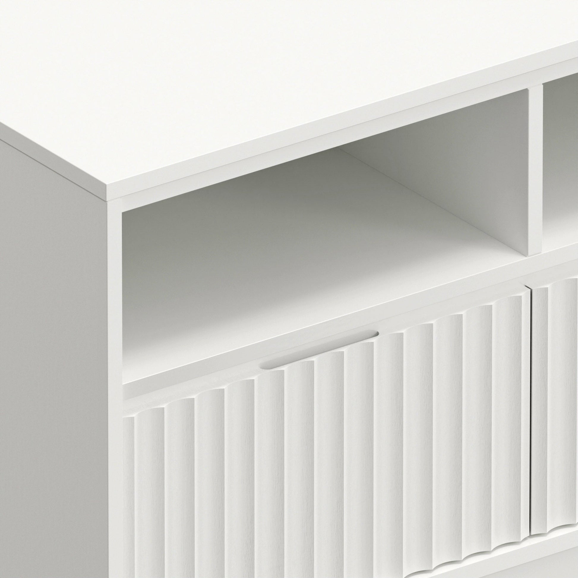 Blanca TV Console, White - Origins by Alpine