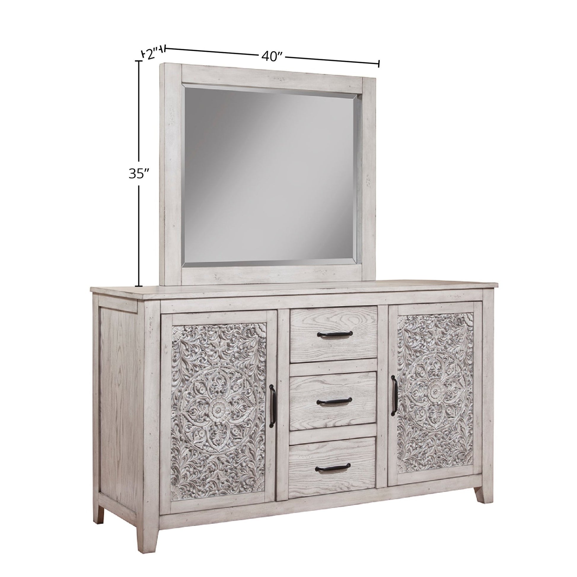 Aria Dresser & Mirror - Origins by Alpine
