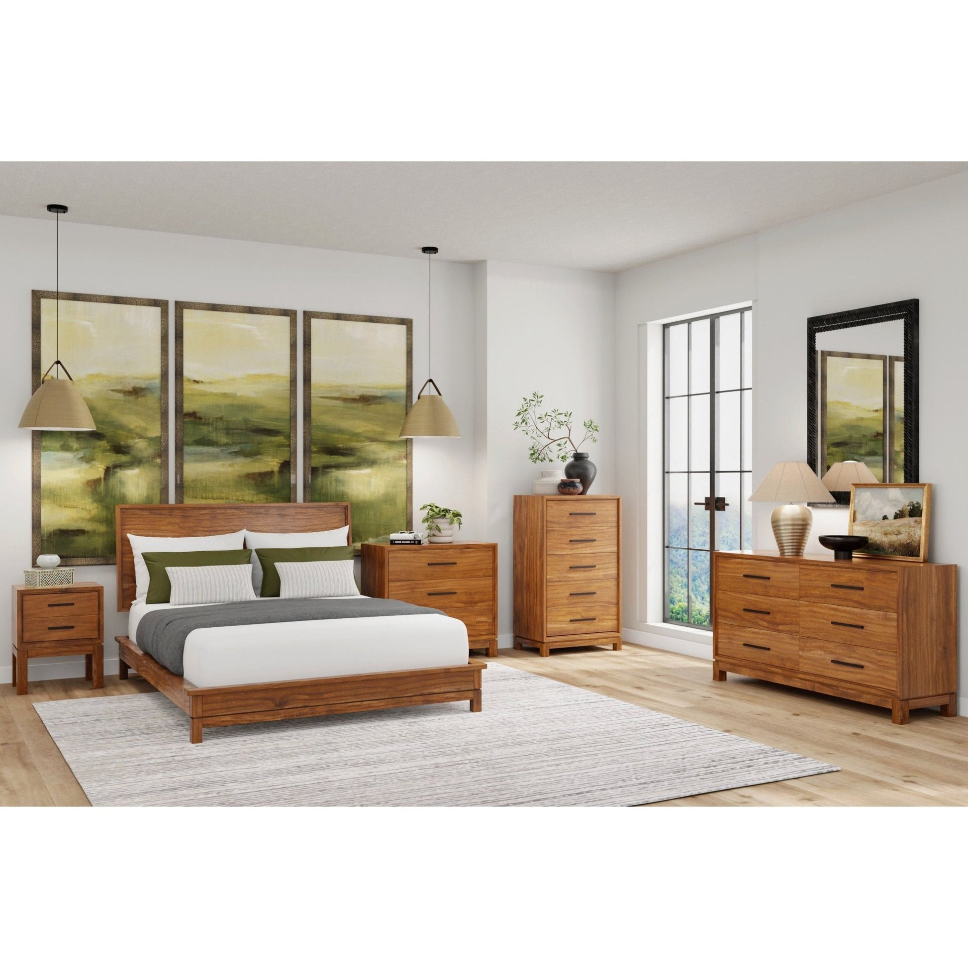 Nova Platform Bed - Honey Maple - Origins by Alpine