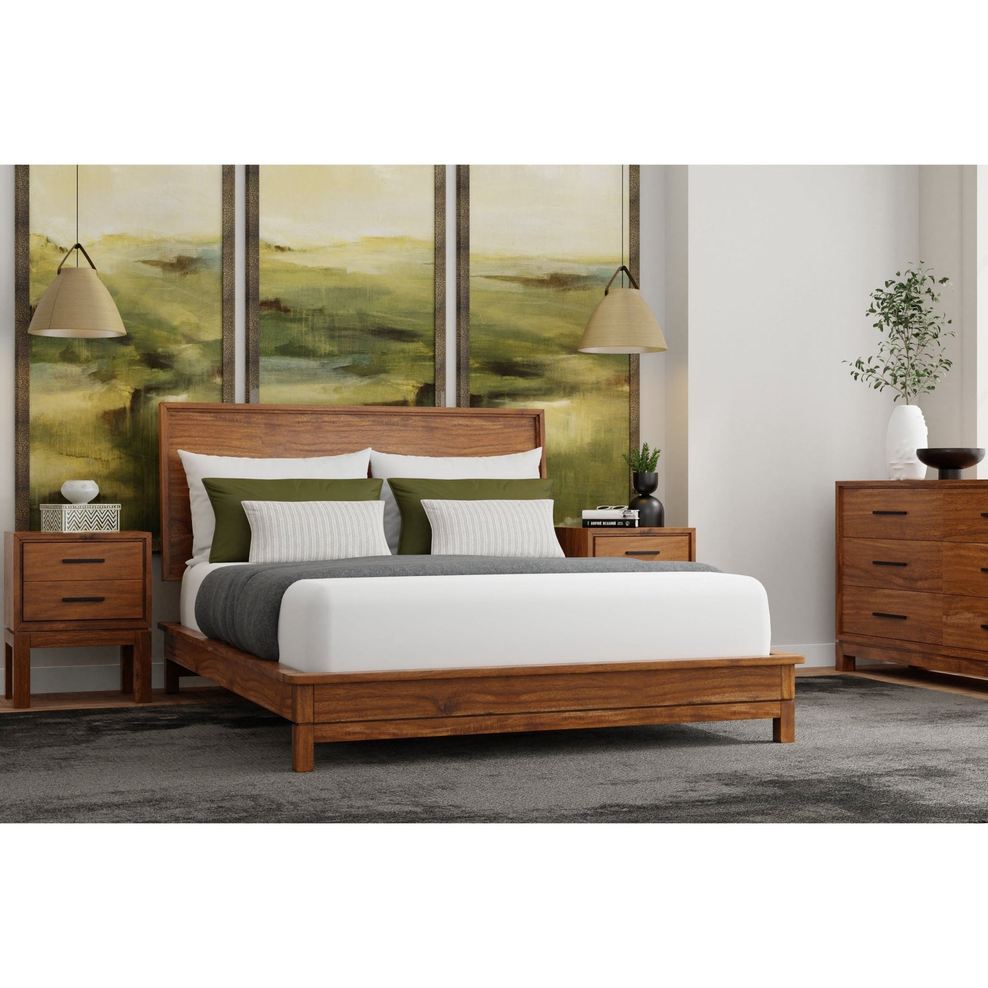 Nova Platform Bed - Honey Maple - Origins by Alpine