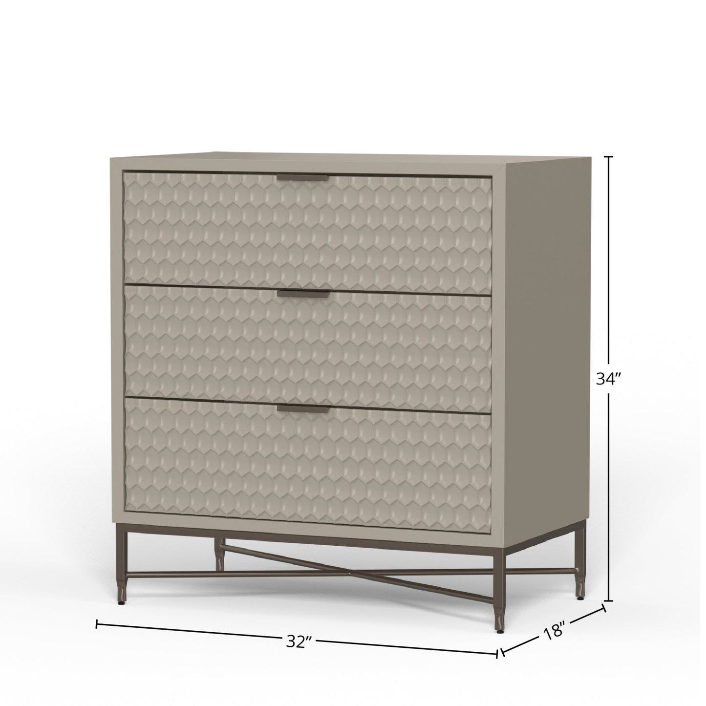 White Pearl Accent Chest - Origins by Alpine