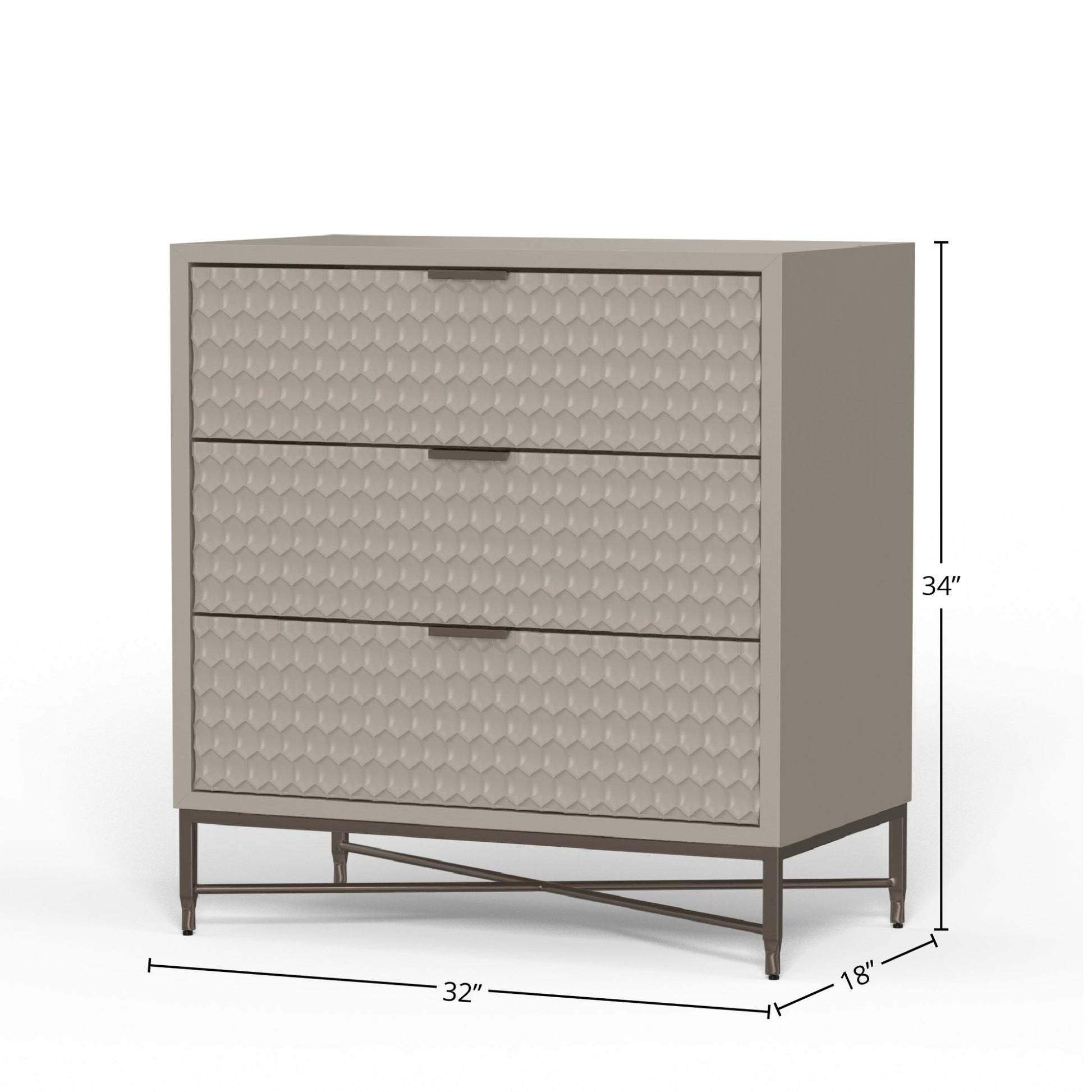 White Pearl Accent Chest - Origins by Alpine