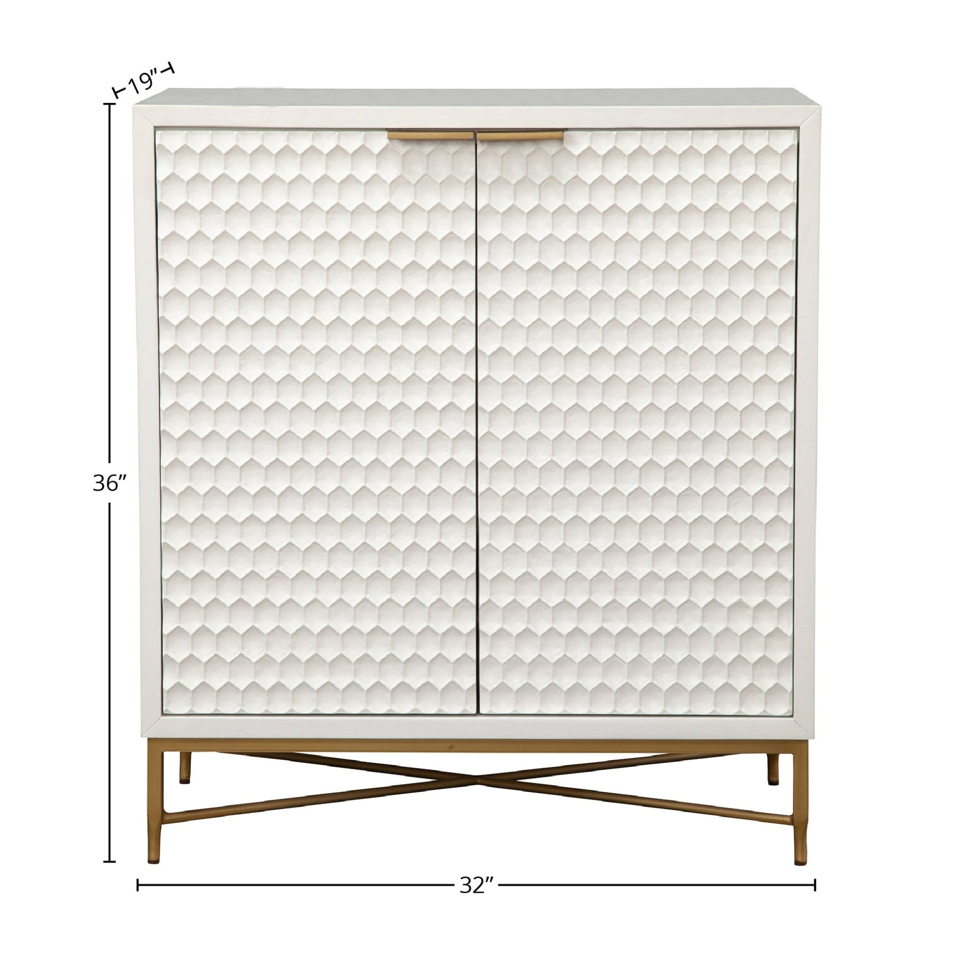 White Pearl Bar Cabinet - Origins by Alpine