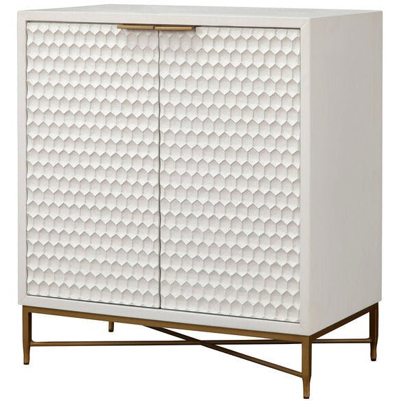 White Pearl Bar Cabinet - Origins by Alpine