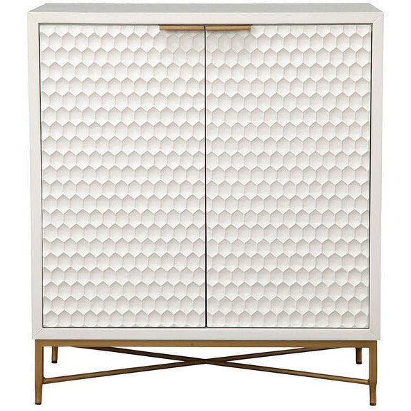 White Pearl Bar Cabinet - Origins by Alpine