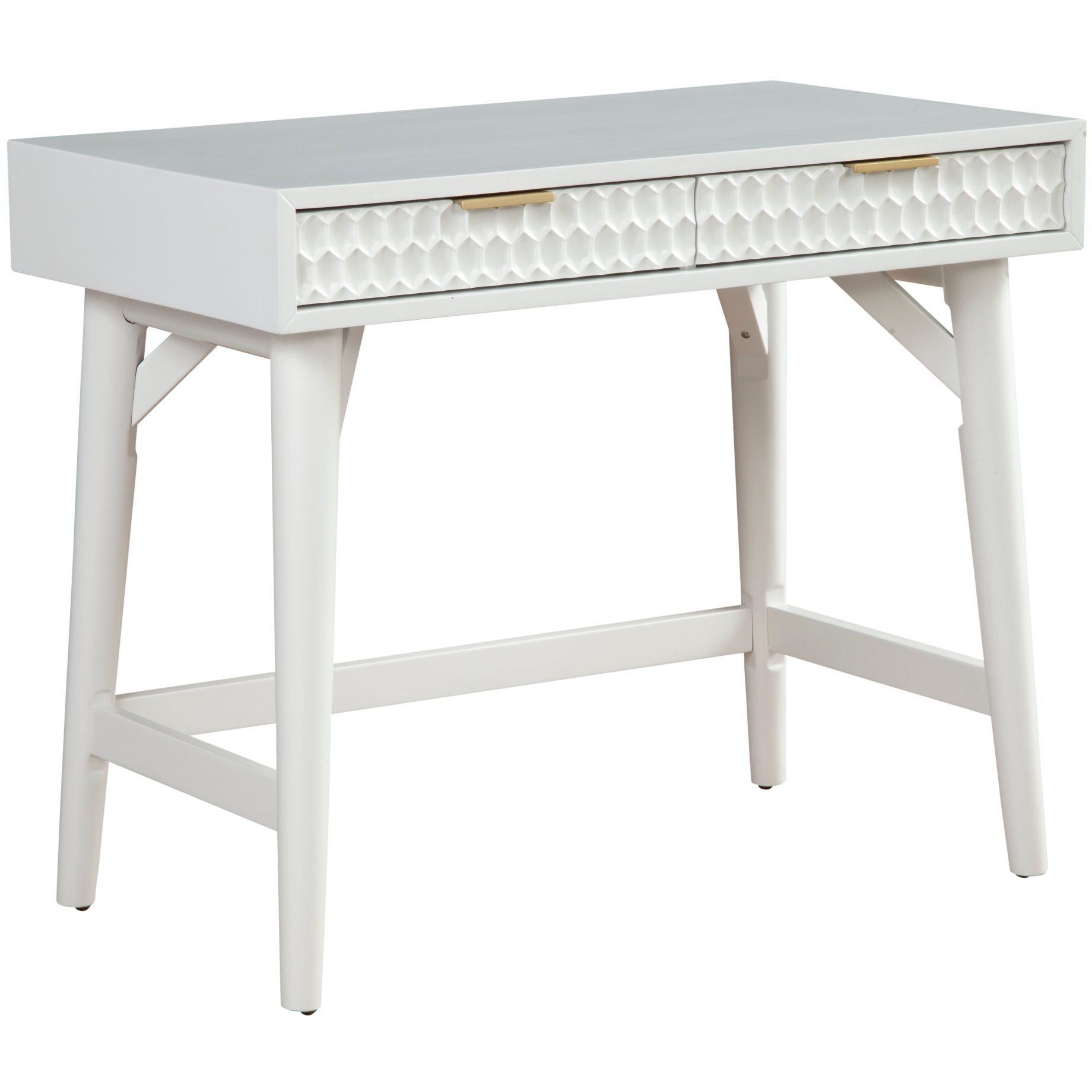 White Pearl Mini Desk - Origins by Alpine