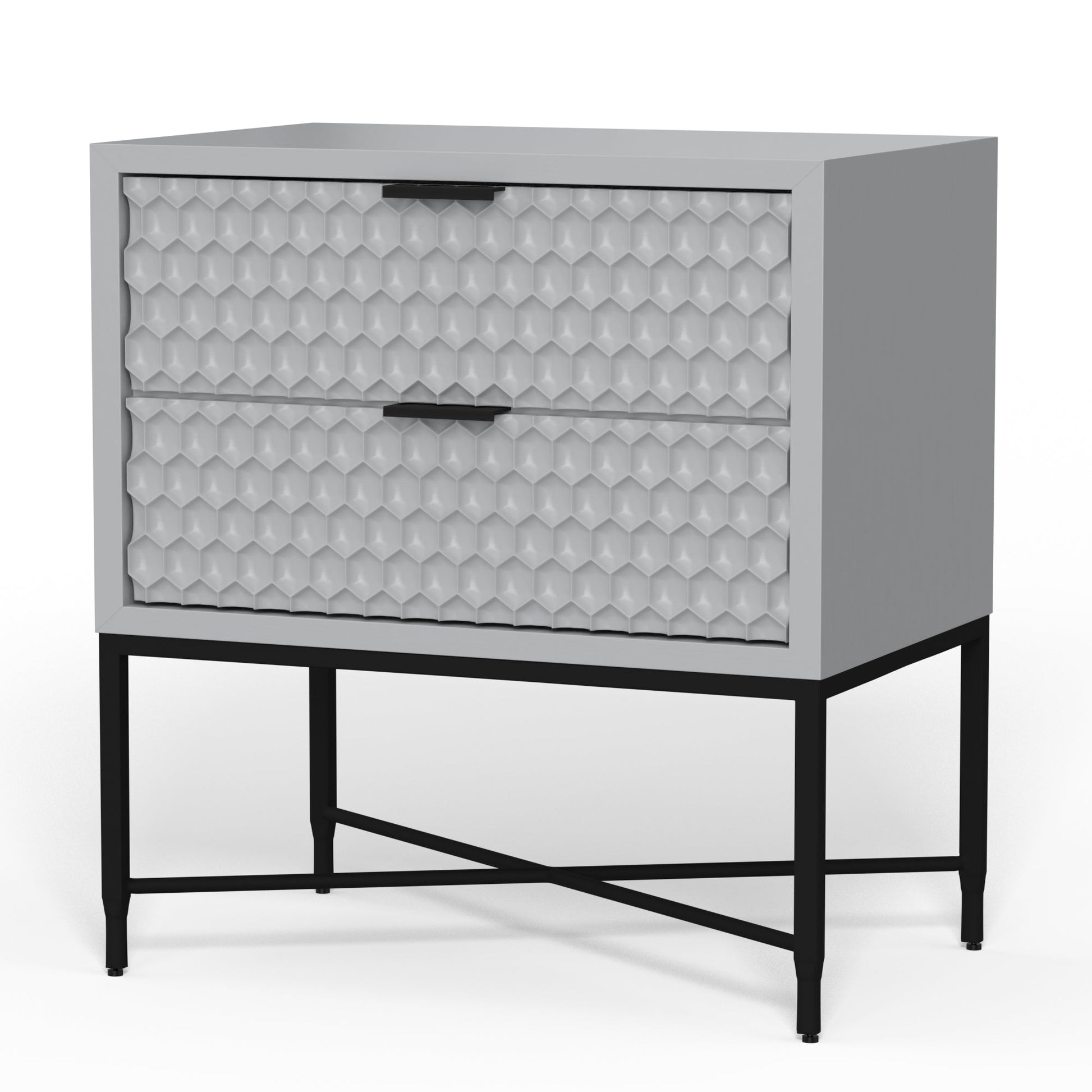 White Pearl Nightstand - Origins by Alpine