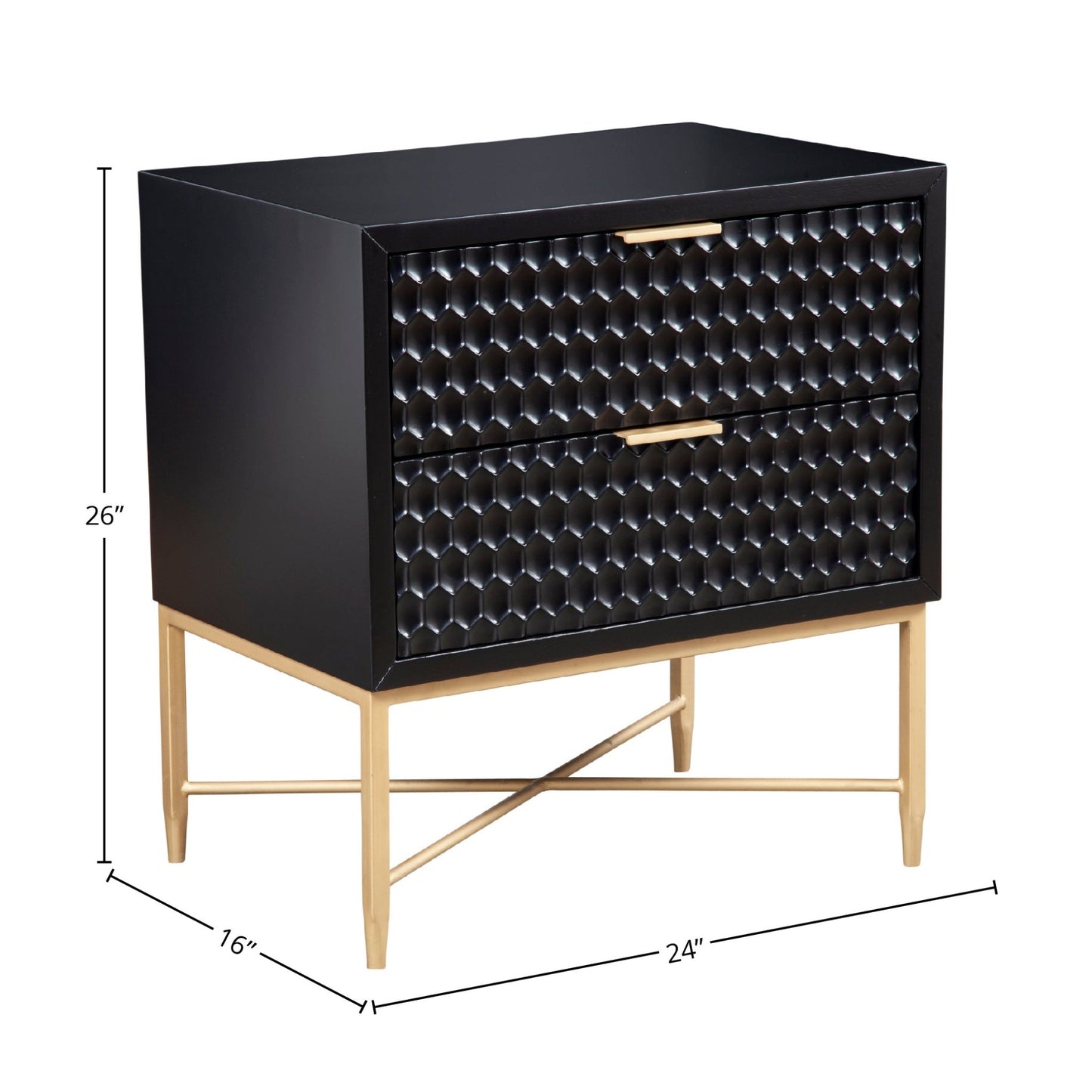 White Pearl Nightstand - Origins by Alpine