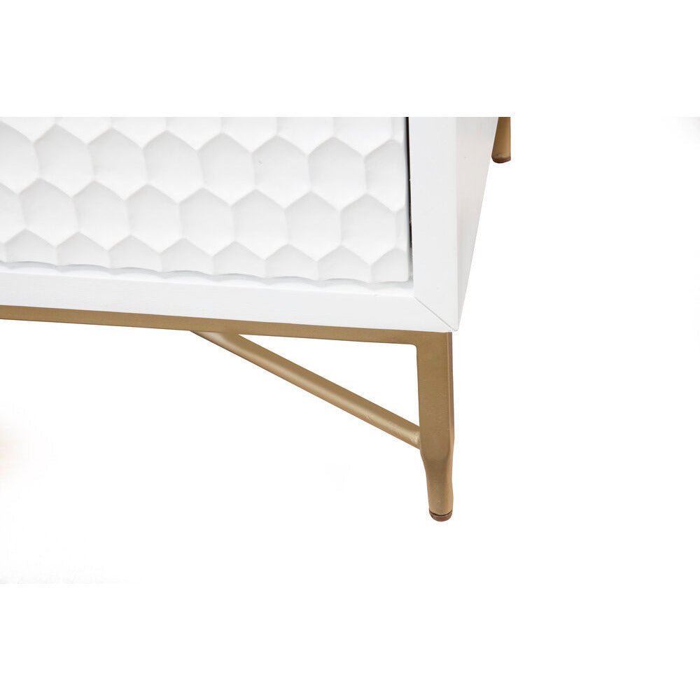 White Pearl TV Console - Origins by Alpine