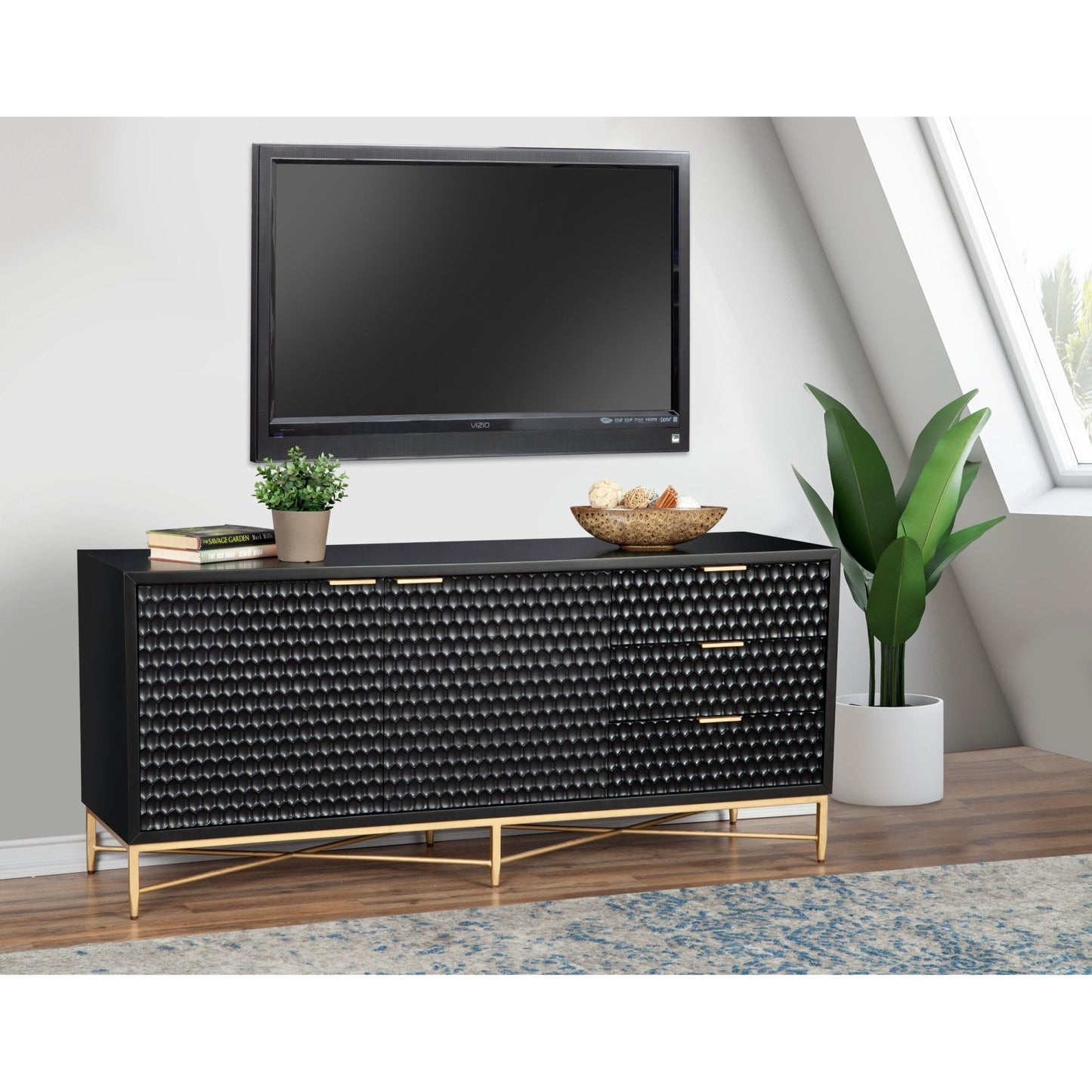 White Pearl TV Console - Origins by Alpine