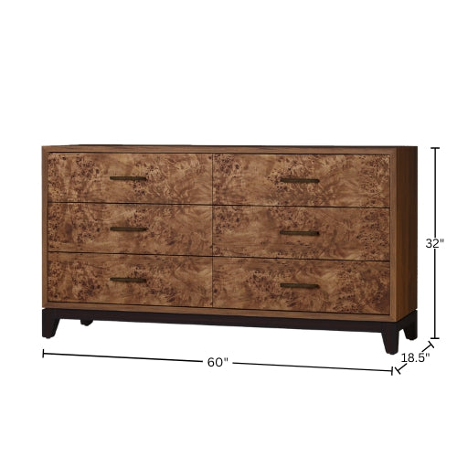 Owen Dresser with Legs, Walnut
