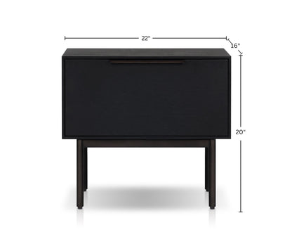 Akira Nightstand, Black - Origins by Alpine