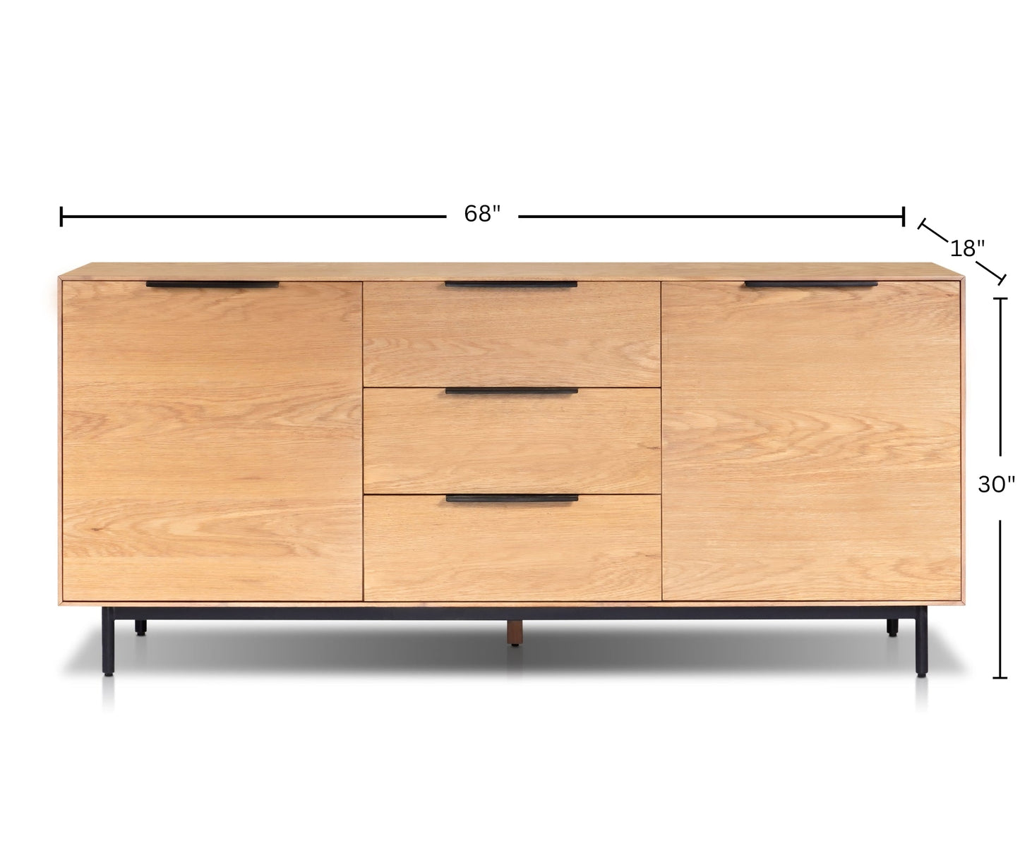 Akira Sideboard, Light Oak - Origins by Alpine