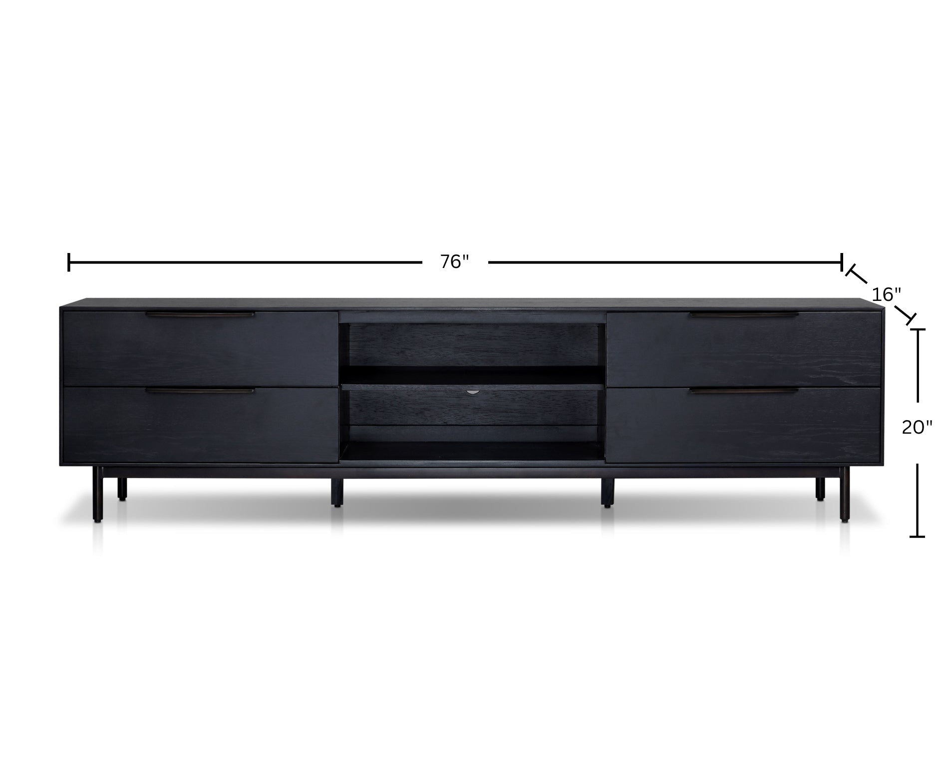 Akira TV Console, Black - Origins by Alpine