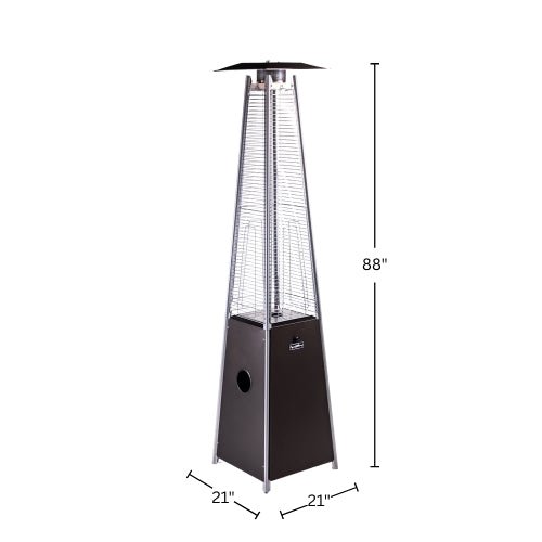 Apex Flame Outdoor Flame Heater, Mocha - Origins by Alpine