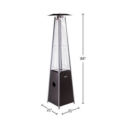 Apex Flame Outdoor Flame Heater, Mocha - Origins by Alpine