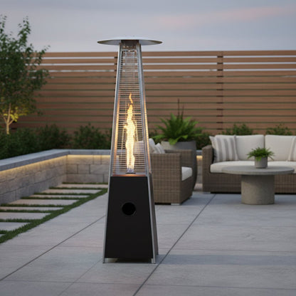 Apex Flame Outdoor Flame Heater, Mocha - Origins by Alpine