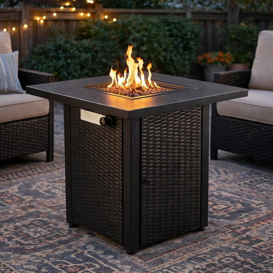 Azure 28" 2 - in - 1 Gas Fire Pit & Coffee Table - Origins by Alpine