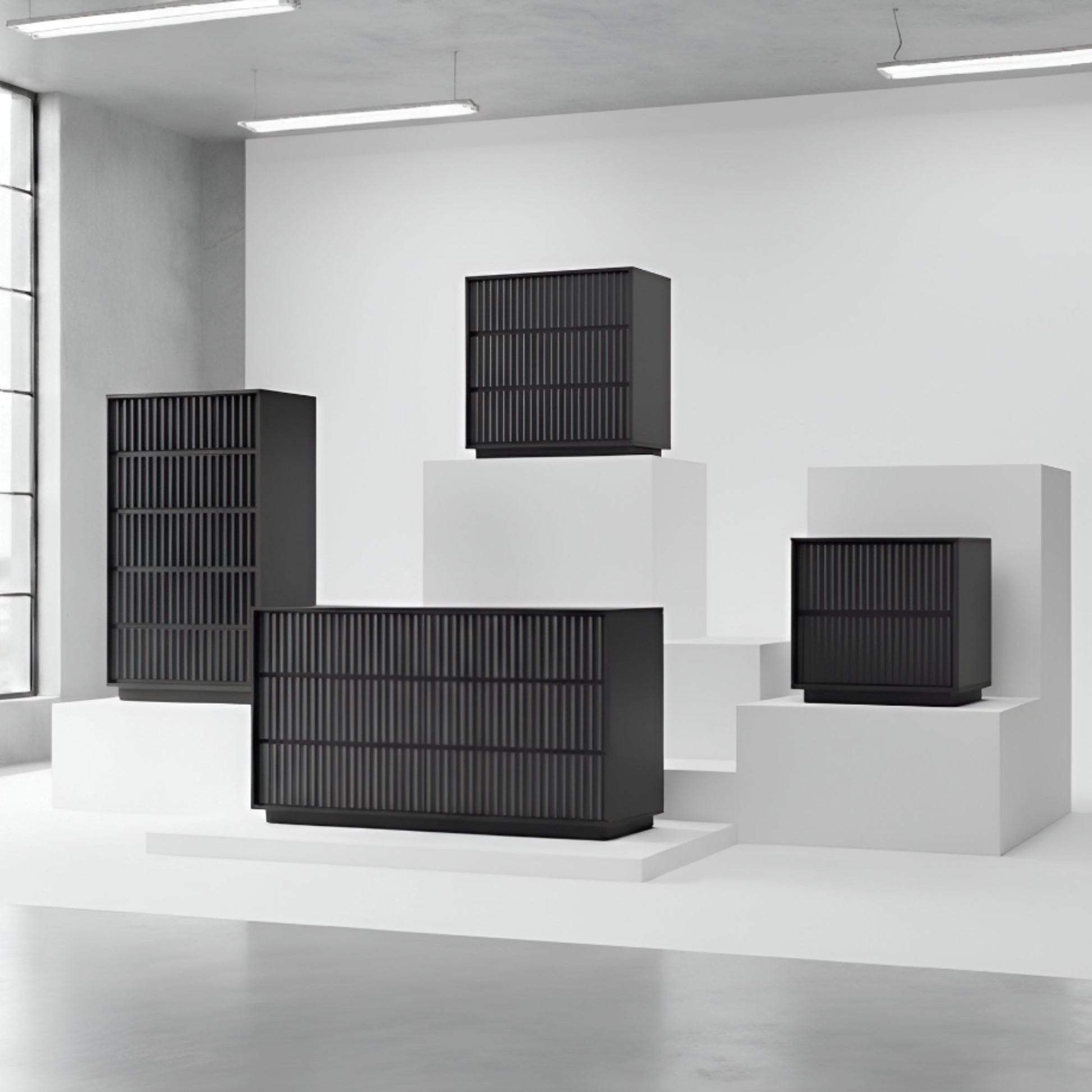 Blanca Dresser, Black - Origins by Alpine