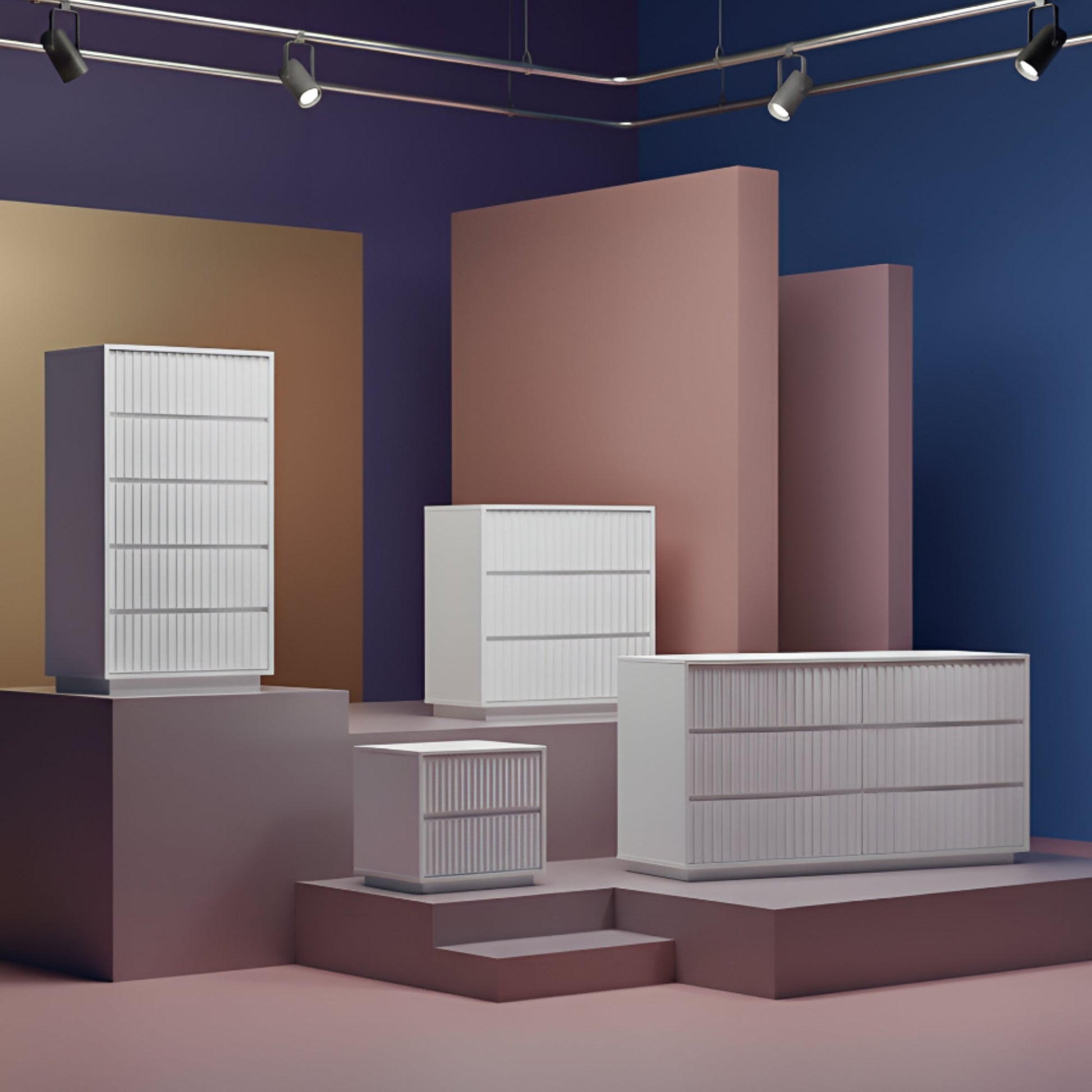 Blanca Small Chest, White - Origins by Alpine