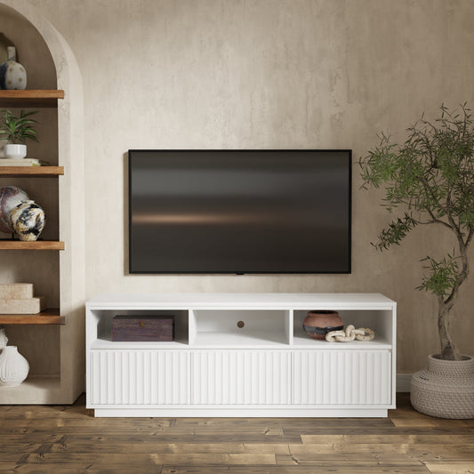 Blanca TV Console, White - Origins by Alpine