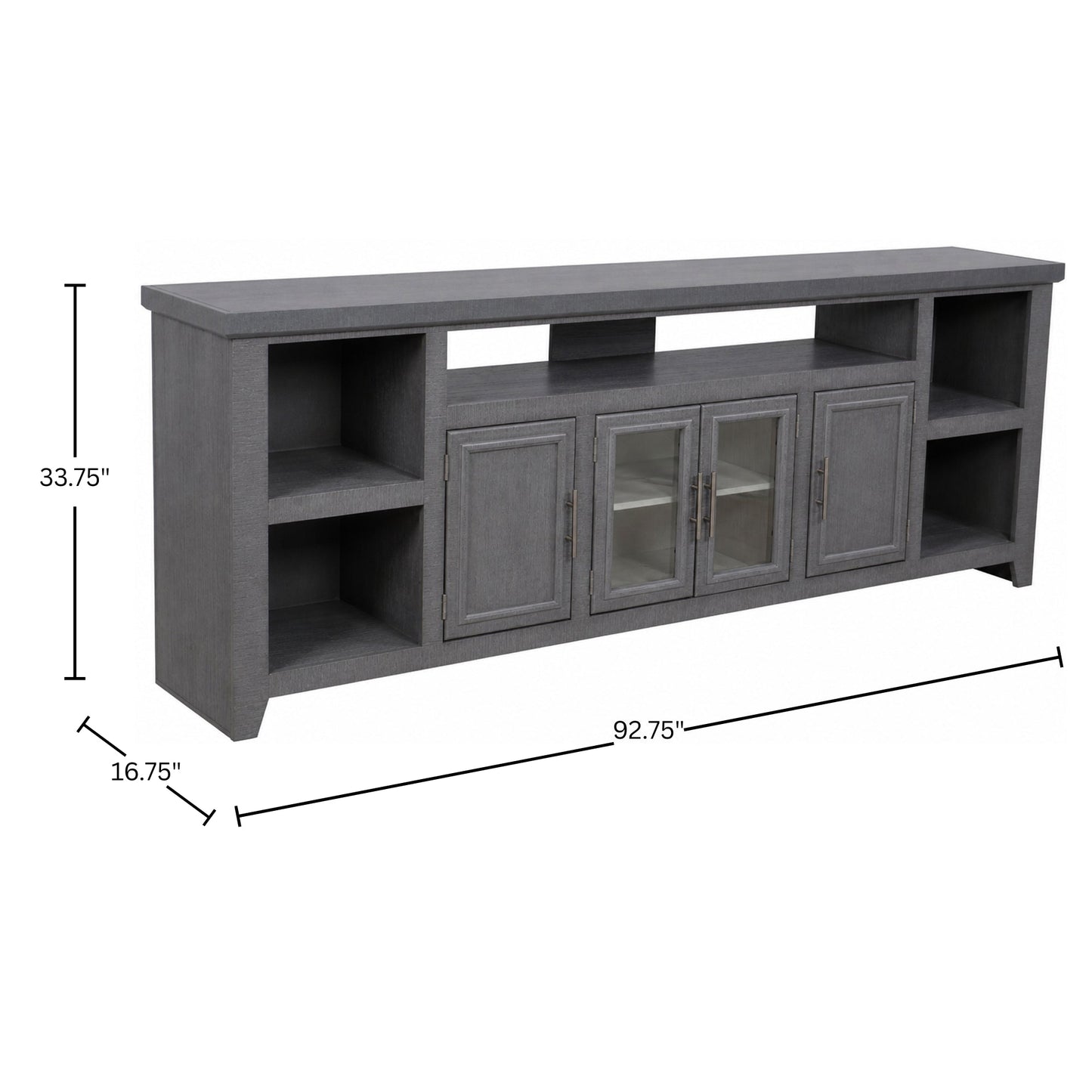 Camden TV Console, Grey Fir Glaze - Origins by Alpine