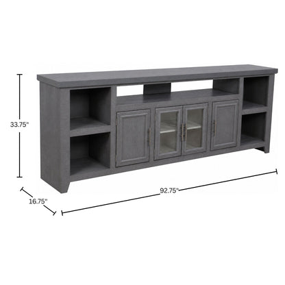 Camden TV Console, Grey Fir Glaze - Origins by Alpine