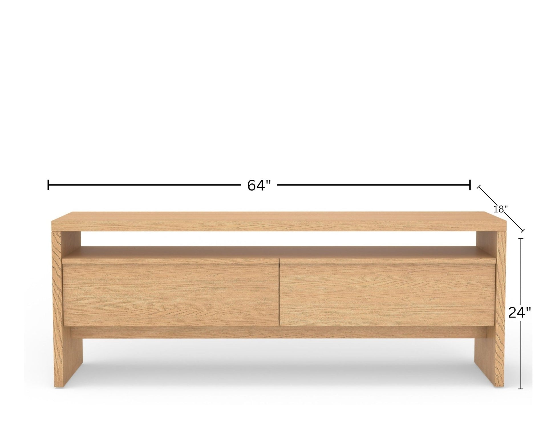 Flo TV Console, Natural - Origins by Alpine