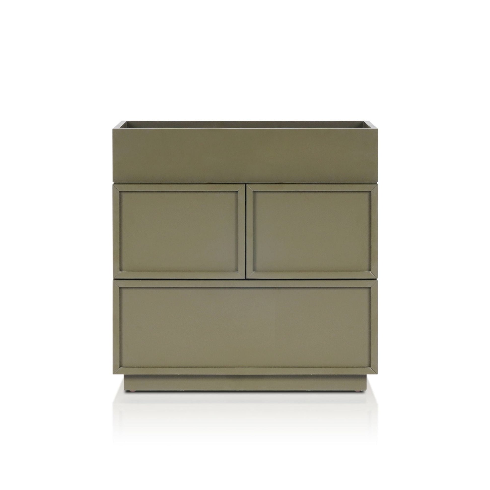 Luca Nightstand, Olive Green - Origins by Alpine