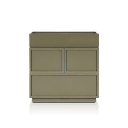 Luca Nightstand, Olive Green - Origins by Alpine