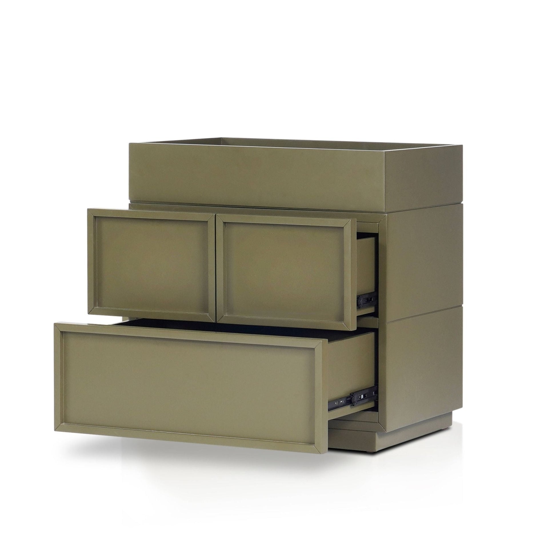 Luca Nightstand, Olive Green - Origins by Alpine