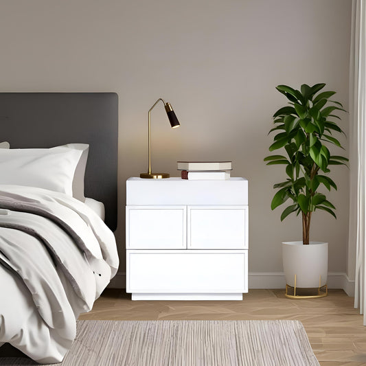 Luca Nightstand, White - Origins by Alpine