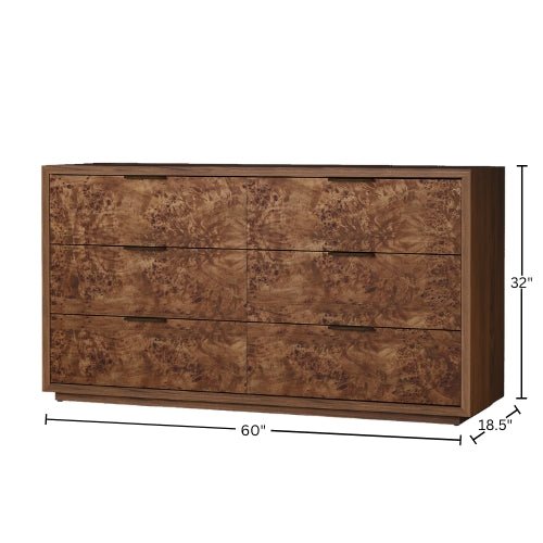 Milan Dresser, Walnut - Origins by Alpine