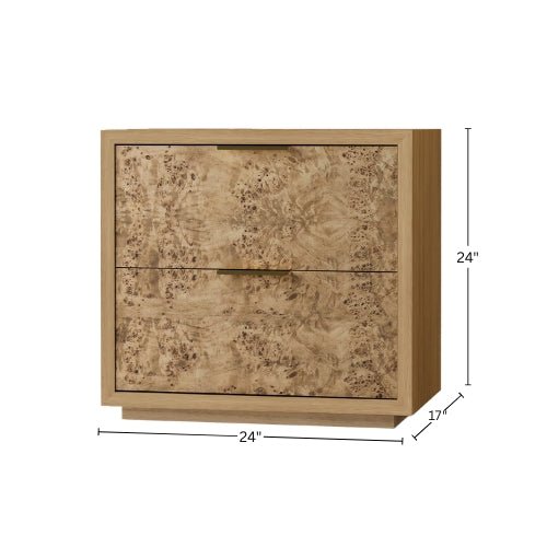 Milan Nightstand, Natural - Origins by Alpine