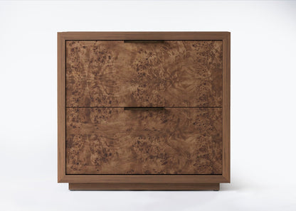 Milan Nightstand, Walnut - Origins by Alpine