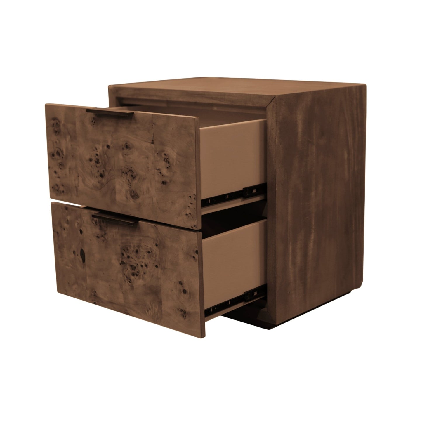 Milan Nightstand, Walnut - Origins by Alpine