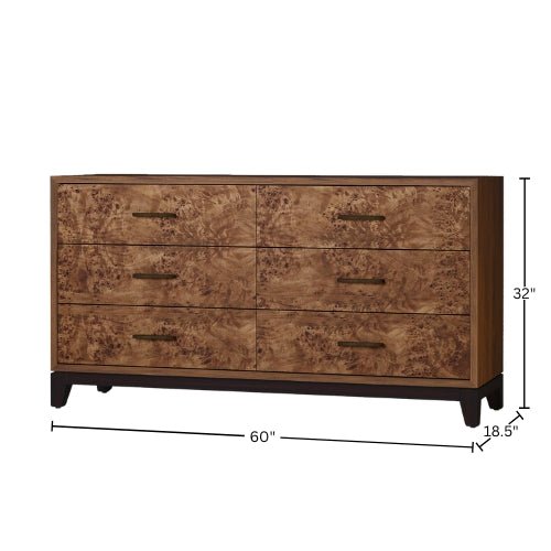Owen Dresser with Legs, Walnut - Origins by Alpine