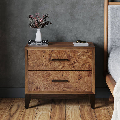 Owen Nightstand with Legs, Walnut - Origins by Alpine