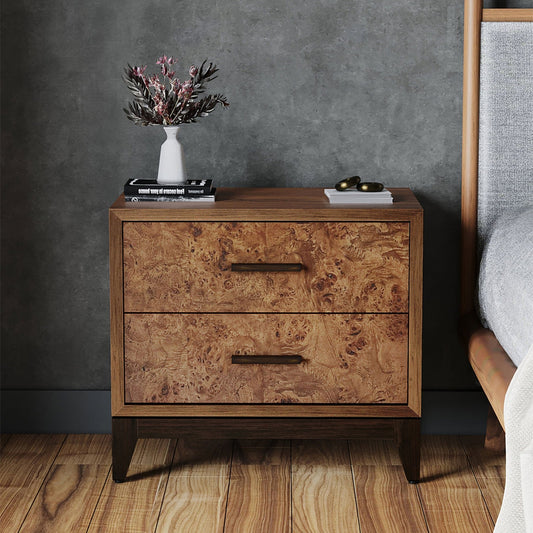 Owen Nightstand with Legs, Walnut - Origins by Alpine