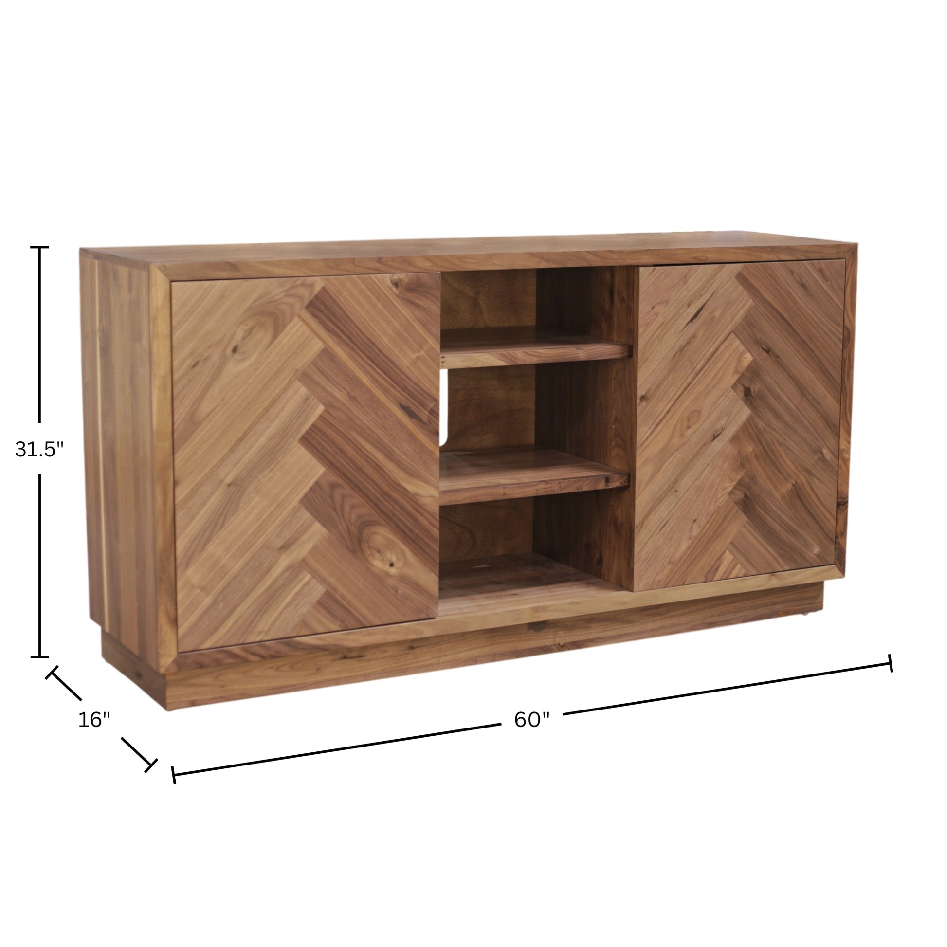 Russo 60" Sideboard, Walnut - Origins by Alpine