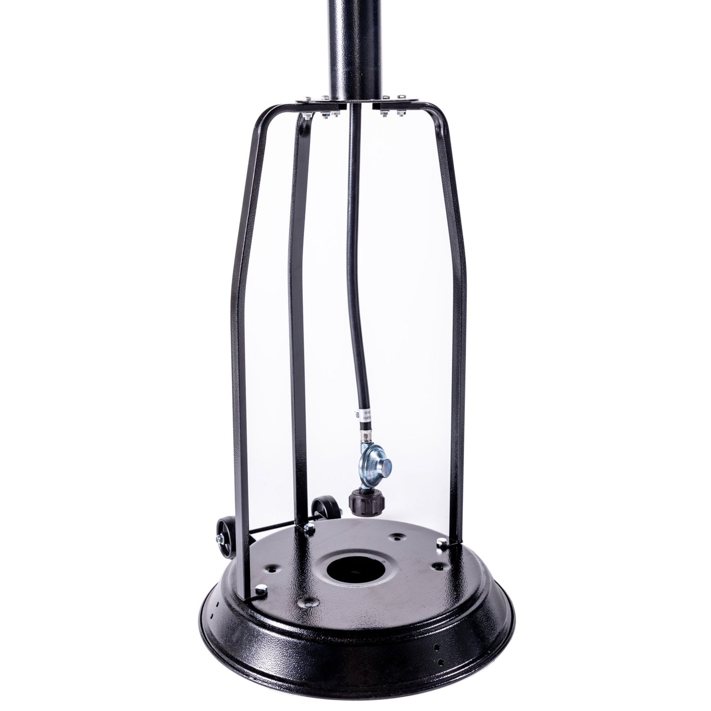 Solara Standing Patio Heater, Hammered Black - Origins by Alpine