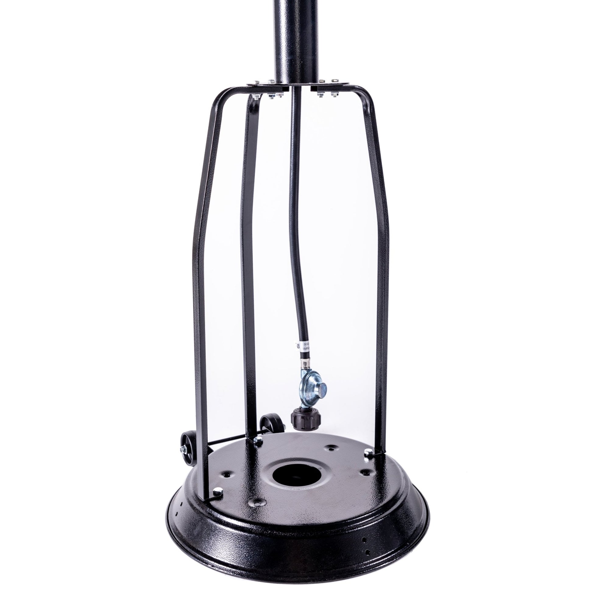 Solara Standing Patio Heater, Hammered Black - Origins by Alpine