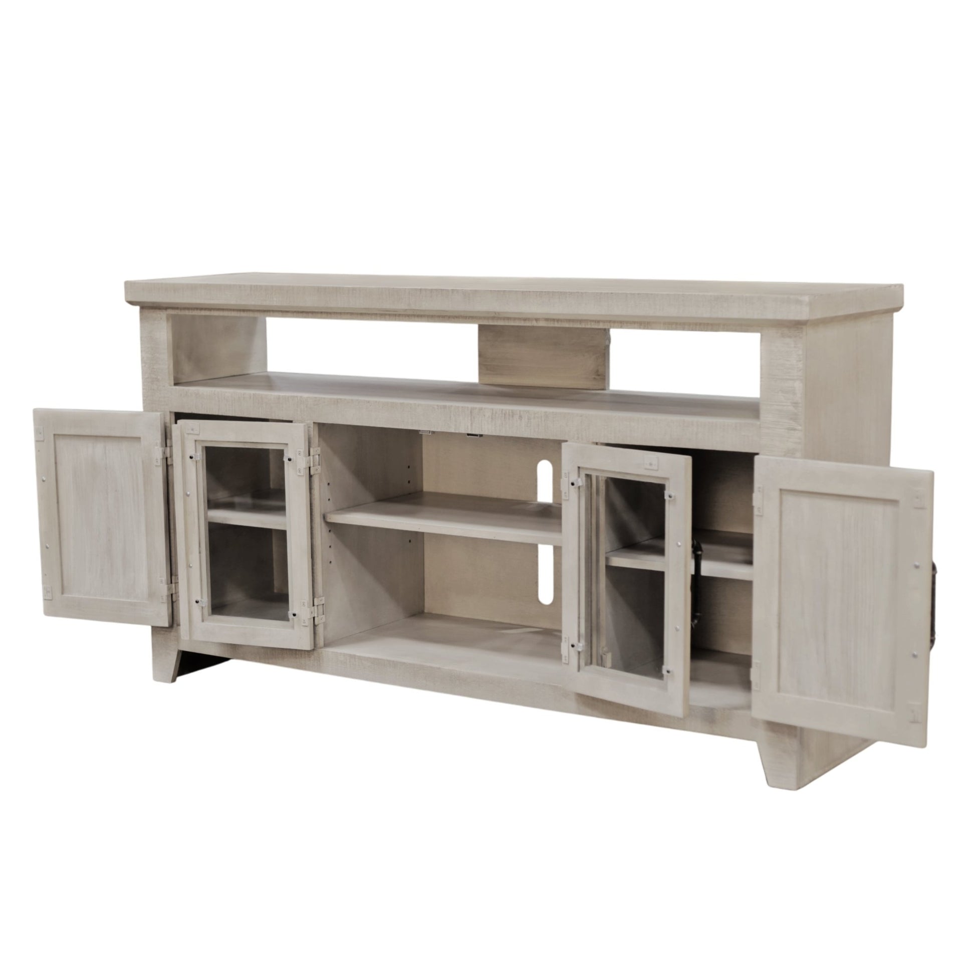 Willow Creek 60" TV Console, White Wash - Origins by Alpine