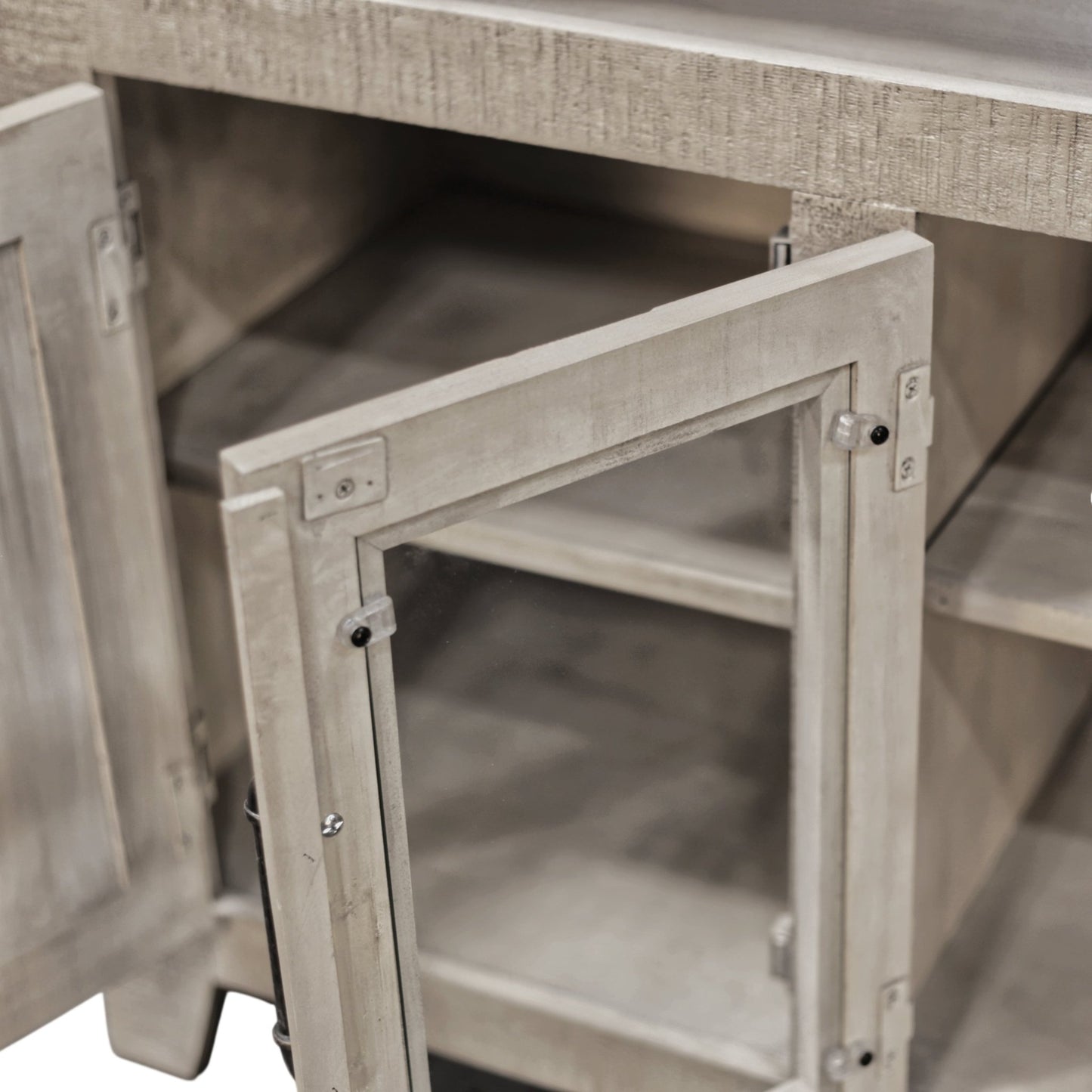 Willow Creek 60" TV Console, White Wash - Origins by Alpine