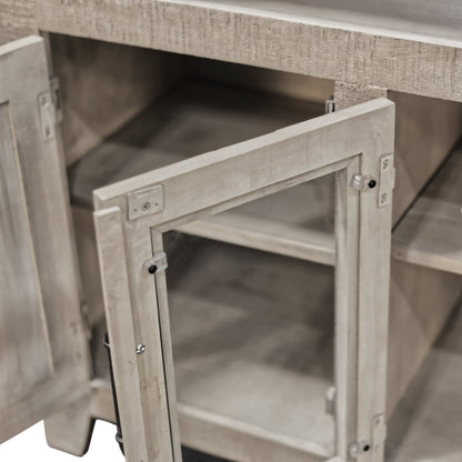 Willow Creek 60" TV Console, White Wash - Origins by Alpine