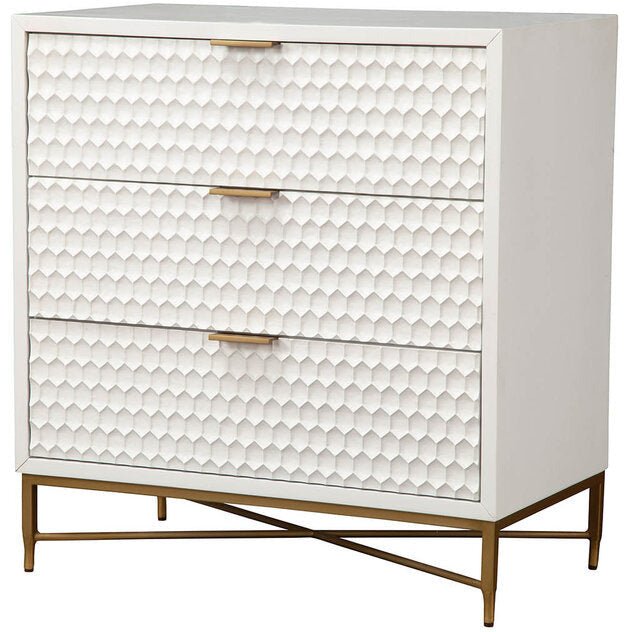 White Pearl Accent Chest - Origins by Alpine