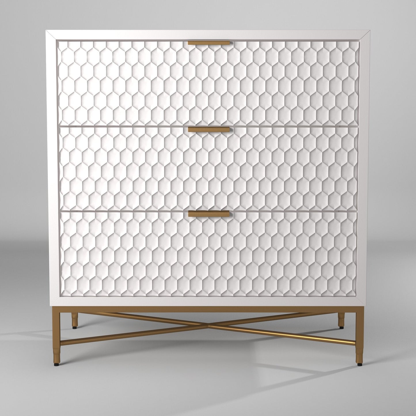 White Pearl Accent Chest - Origins by Alpine